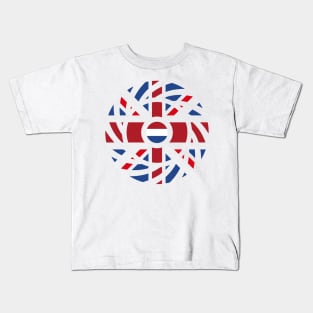 British Dutch Multinational Patriot Flag Series Kids T-Shirt